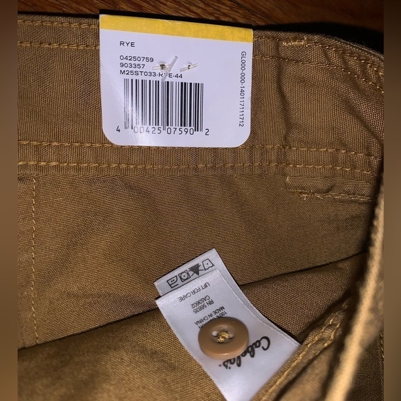 NWT Cabela’s men’s cargo hiking shorts size 44 rye beige 5 pocket big and tall - Picture 5 of 7